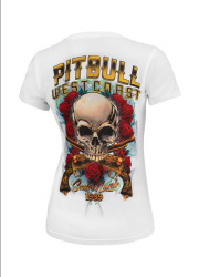 Pitbull West Coast Dámske tričko Santa Muerte - biele