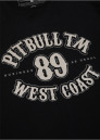 Pitbull West Coast Tričko Garment Washed Business As Usual - čierne