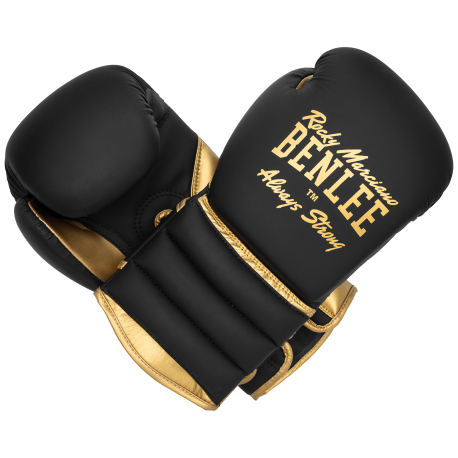 BENLEE Boxerské rukavice CARAT - čierno / zlaté