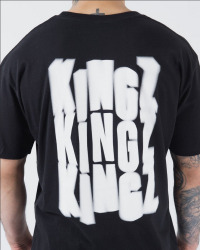 Pánske tričko Kingz Quake - čierne