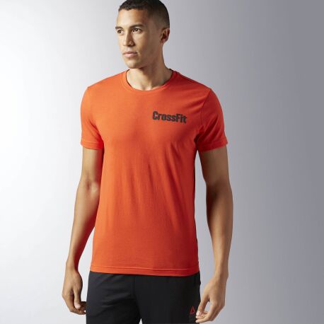 REEBOK Pánske tričko CROSSFIT ATHENA - oranžové