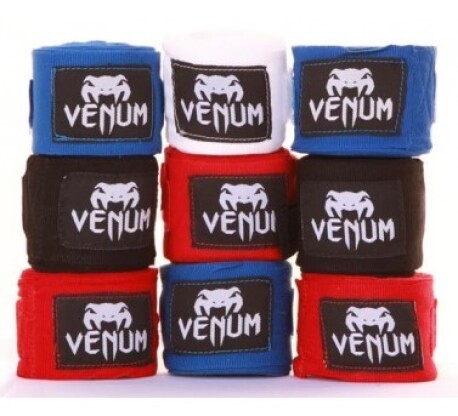 Boxerské bandáže značky VENUM﻿ - čierne