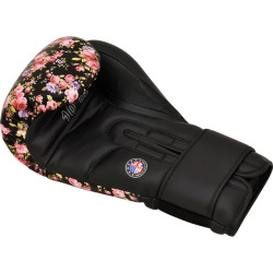 Boxerské rukavice RDX FL6 Floral - čierne