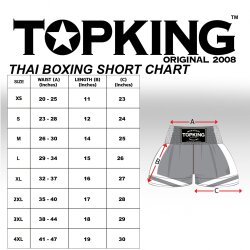 TOP KING šortky na thajský box TKTBS-242
