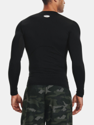Pánske kompresné tričko UNDER ARMOUR UA HG Armour Comp LS - čierne