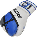 RDX Boxerské rukavice F7 Ego - biela/modrá