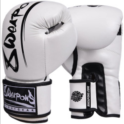 8 WEAPONS Boxerské rukavice Unlimited - čierna/biela